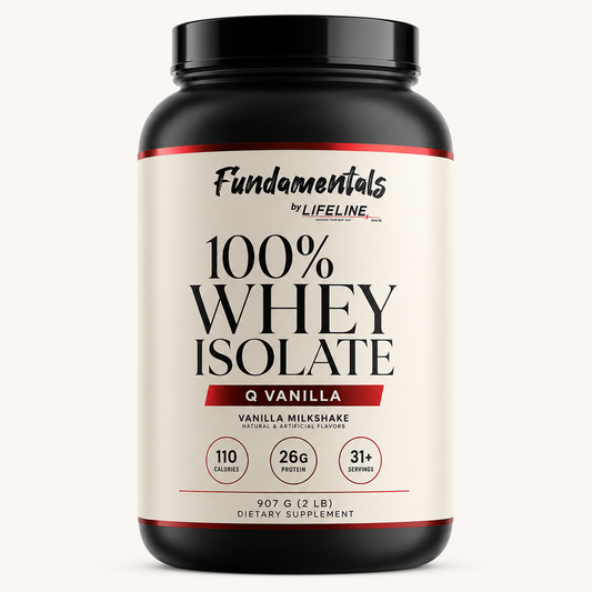 100% Whey Isolate – Q Vanilla